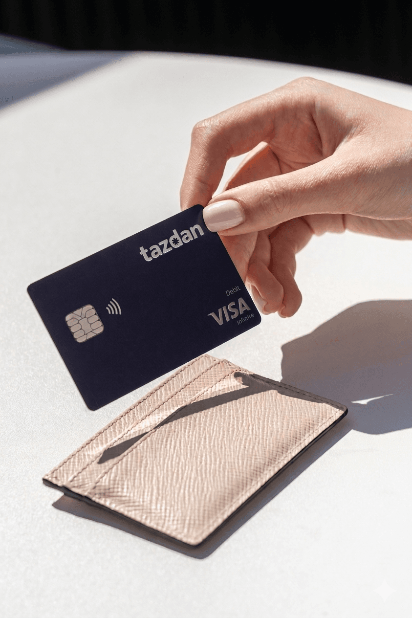 tazdan Visa card